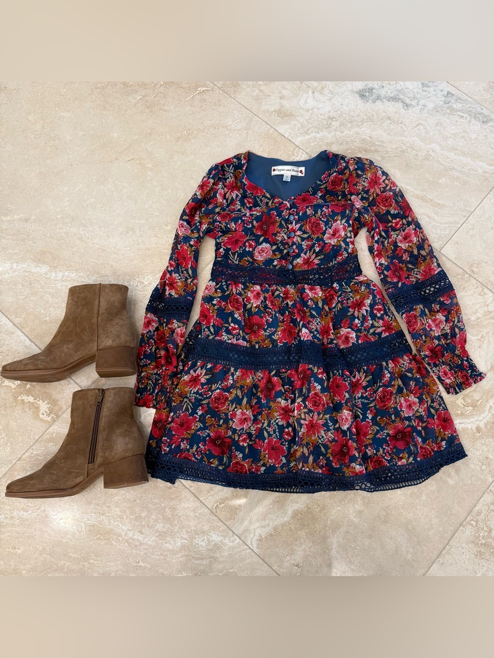 Dillards Girls Fall Dress and Boots